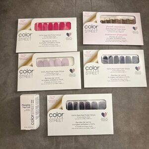 Color Street Pink & Lavender Nail Polish Strips Duo